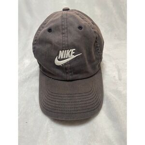 Nike Heritage86 Hat Cap Adjustable Strap Brown Cotton Unisex One Size Fits Most